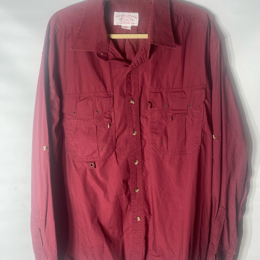 Filson Maroon Shirt